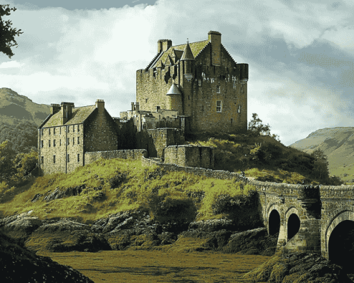 Ecosse Castles Diamond Painting