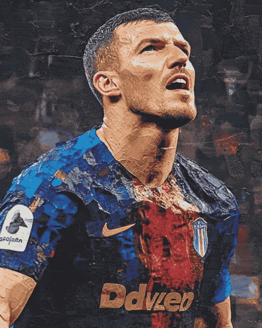 Edin Dzeko Football Legend Diamond Painting