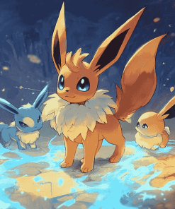 Eeveelution Pokemon Adventure Diamond Painting