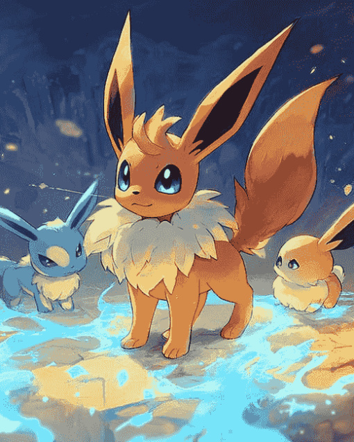 Eeveelution Pokemon Adventure Diamond Painting