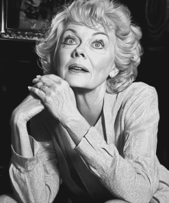 Elaine Stritch Monochrome Diamond Painting