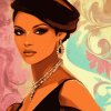 Elegant Women Lady Diamond Painting