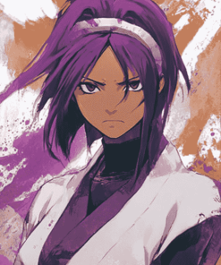 Elegant Yoruichi Shihouin Anime Diamond Painting