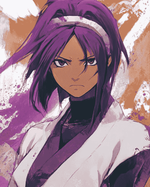 Elegant Yoruichi Shihouin Anime Diamond Painting