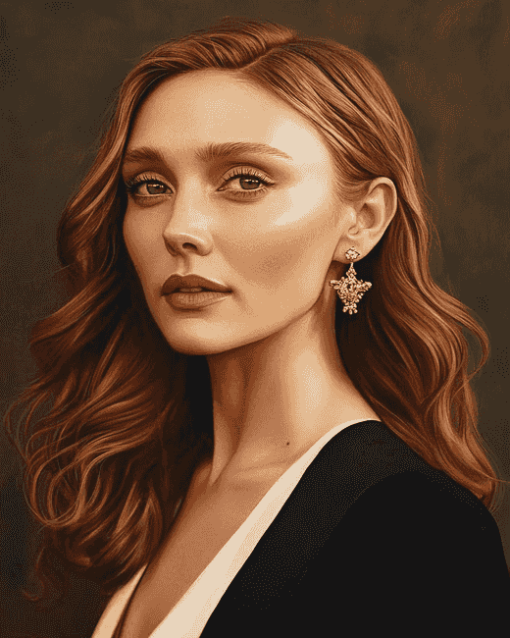 Elizabeth Olsen Celebrity Diamond Painting