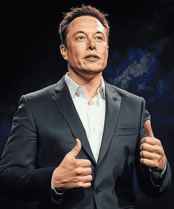 Elon Musk Innovation Diamond Painting