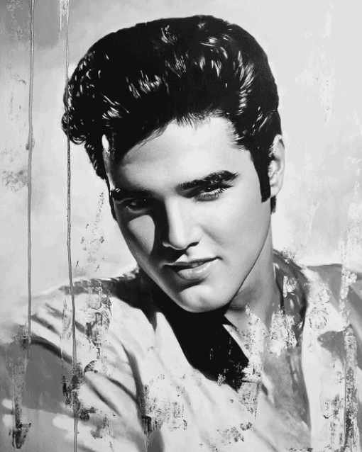 Elvis Monochrome Diamond Painting