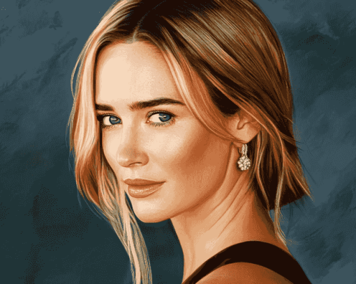 Emily Blunt Celebrity Diamond Painting