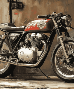 Enfield Interceptor Engines Diamond Painting