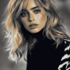 English Model Suki Waterhouse Diamond Painting