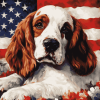 English Setter Puppy Diamond Painting