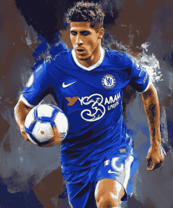 Enzo Fernández Chelsea Star Diamond Painting