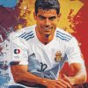 Enzo Zidane Footballer Diamond Painting