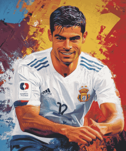 Enzo Zidane Footballer Diamond Painting