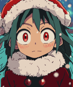 Eri MHA Christmas Anime Diamond Painting