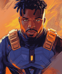 Erik Killmonger Animation Diamond Painting