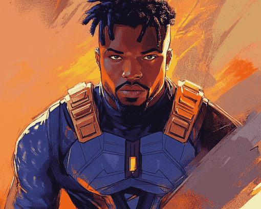 Erik Killmonger Animation Diamond Painting