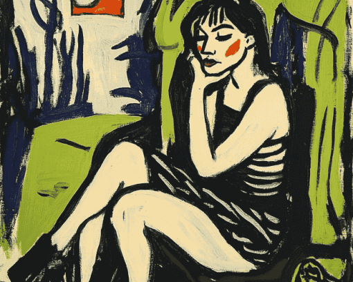 Ernst Ludwig Kirchner Vintage Women Diamond Painting