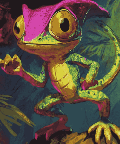 Espio The Chameleon Sonic Diamond Painting