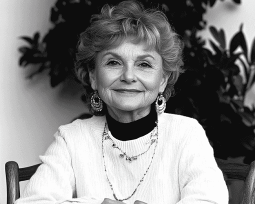 Estelle Getty Monochrome Diamond Painting