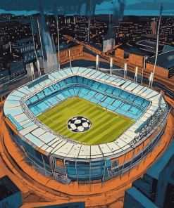 Etihad Stadium Art Diamond Painting