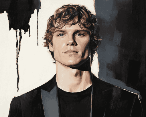 Evan Peters Hollywood Star Diamond Painting