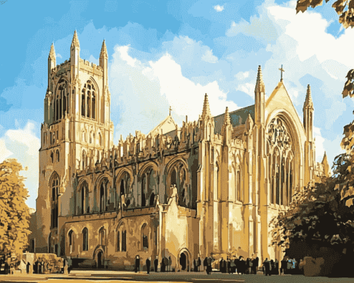 Exeter Cathedral Heritage Diamond Painting