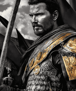 Exodus Gods And Kings Black and White Diamond Painting