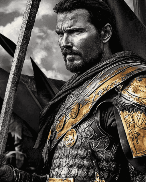 Exodus Gods And Kings Black and White Diamond Painting