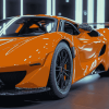 Exotic Orange Car Diamond Painting