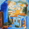 Explore Chefchaouen Cityscape Diamond Painting