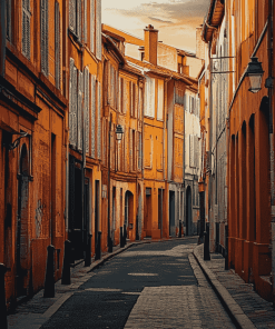 Exploring Toulouse Streets France Diamond Painting