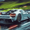 Exquisite Porsche 918 Cars Diamond Painting