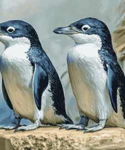 Fairy Penguin Birds of Australia Diamond Painting