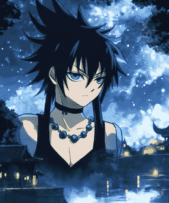 Fairy Tail Midnight Anime Fantasy Diamond Painting