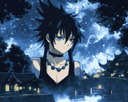 Fairy Tail Midnight Anime Fantasy Diamond Painting