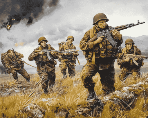 Falklands Military Diamond Painting