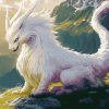 Falkor Fantasy Dragons Diamond Painting