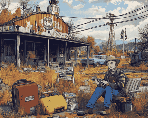 Fallout 76 Video Game Diamond Painting