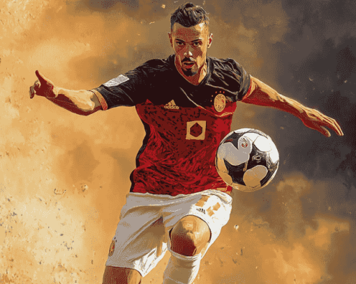 Famous Erik Thommy Footballers Diamond Painting