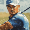 Famous Golfer Bryson Dechambeau Diamond Painting