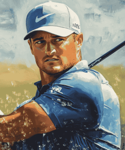 Famous Golfer Bryson Dechambeau Diamond Painting