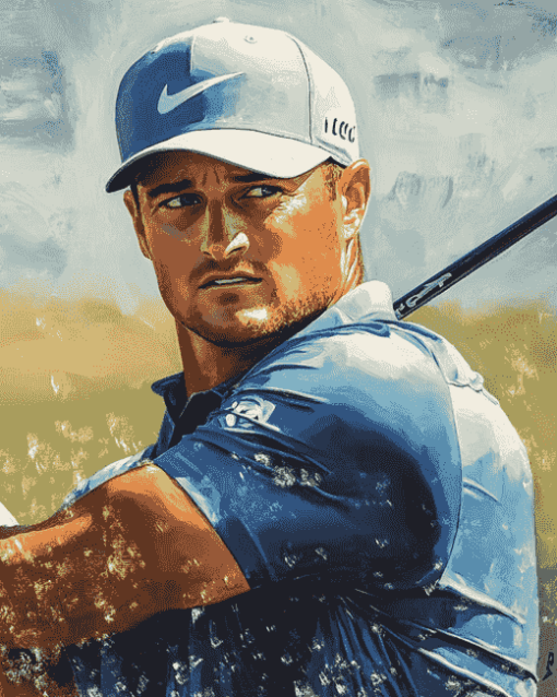 Famous Golfer Bryson Dechambeau Diamond Painting