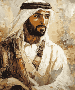 Famous Kings Sheikh Zayed Diamond Painting