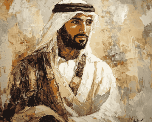 Famous Kings Sheikh Zayed Diamond Painting