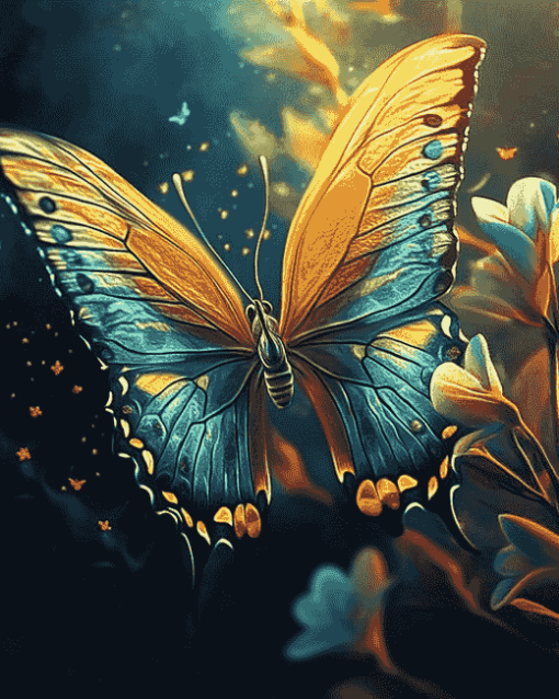 Fantasy Butterfly Design Diamond Painting