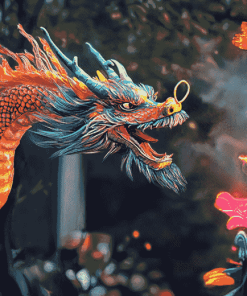 Fantasy Dragon Animation Diamond Painting