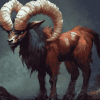 Fantasy Mouflon Art Diamond Painting