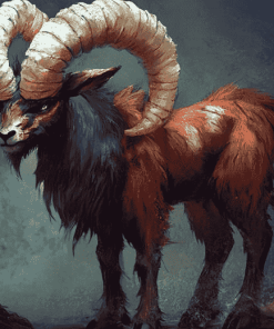 Fantasy Mouflon Art Diamond Painting