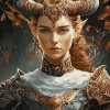 Fantasy Nature Queen Warrior Diamond Painting